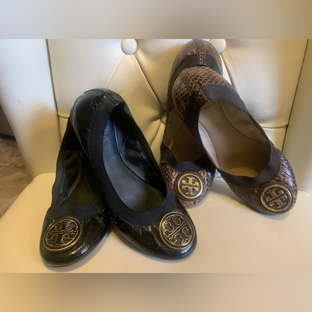 Tory Burch 2 pairs ballet flats women’s 5.5